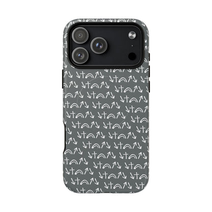Gospel Symbols iPhone Case - Grey - New iPhone 17 Cases Available!!!