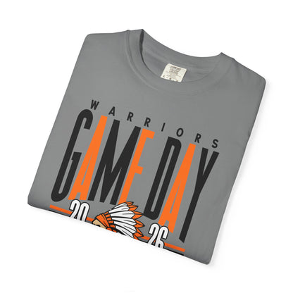 Game Day Warriors T‑Shirt — 'Game Day' Graphic with Native Headdress (Team Spirit Tee)