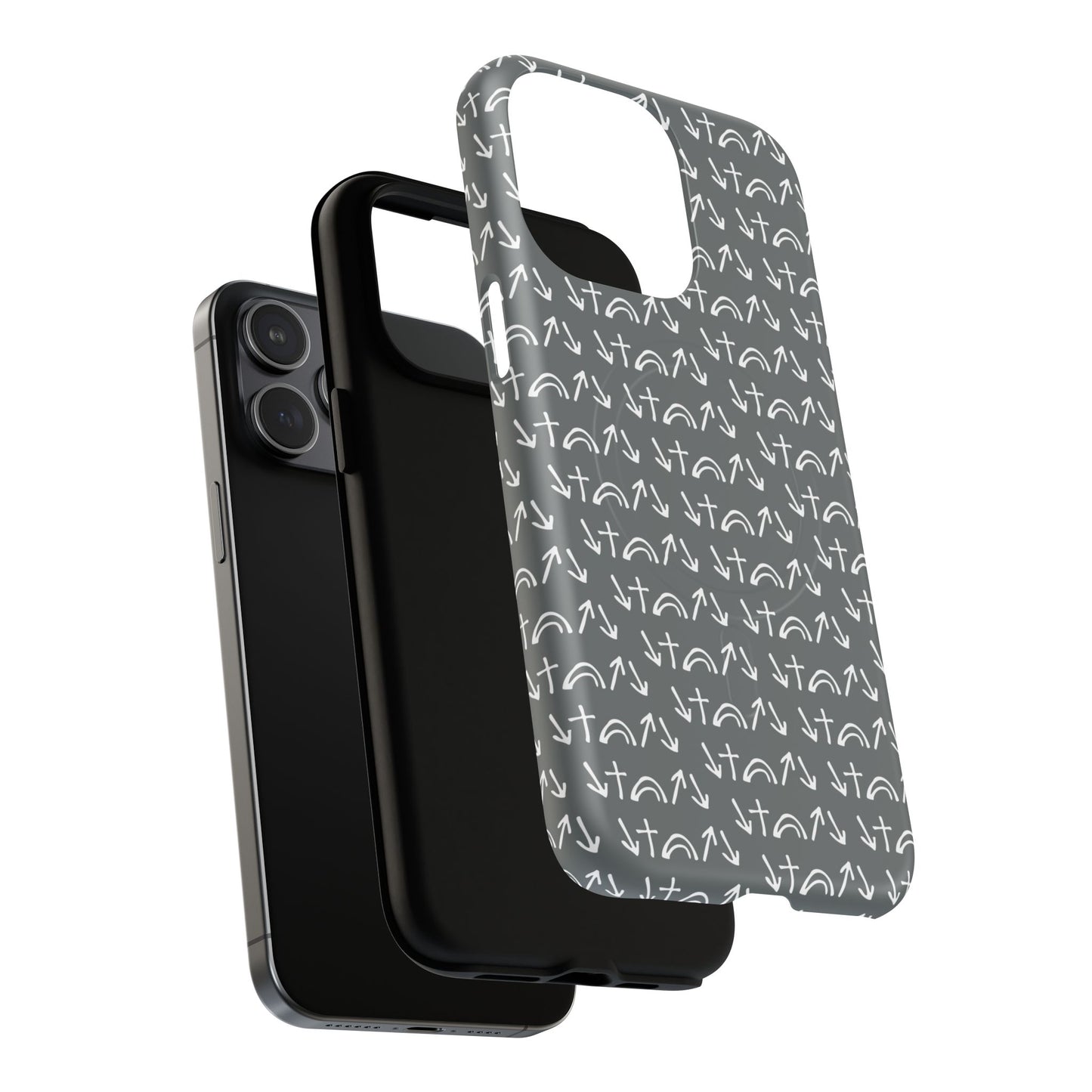 Gospel Symbols iPhone Case - Grey - New iPhone 17 Cases Available!!!