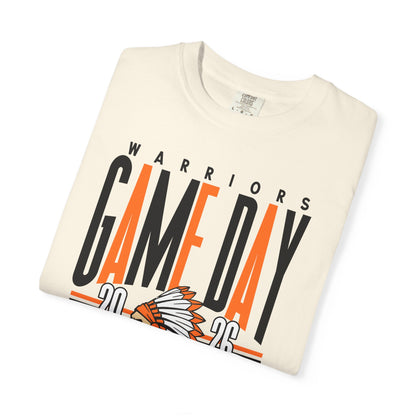 Game Day Warriors T‑Shirt — 'Game Day' Graphic with Native Headdress (Team Spirit Tee)