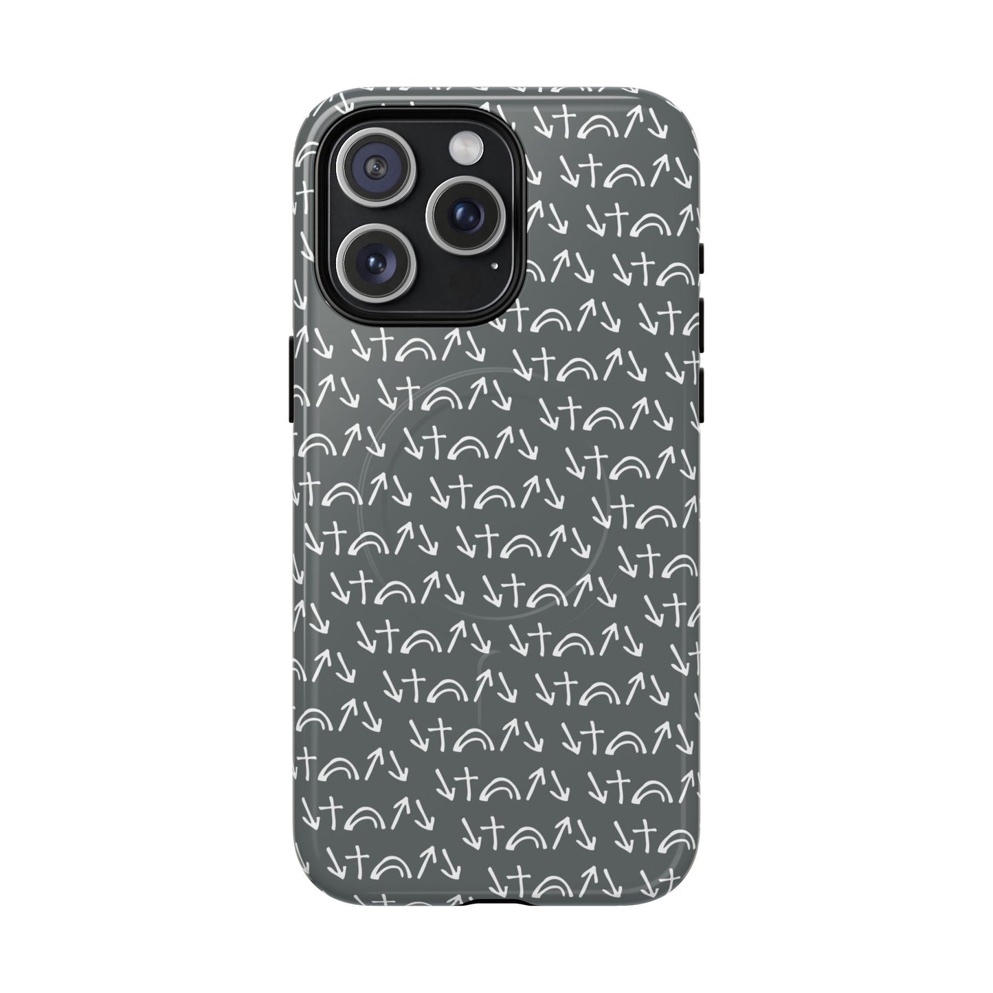 Gospel Symbols iPhone Case - Grey - New iPhone 17 Cases Available!!!