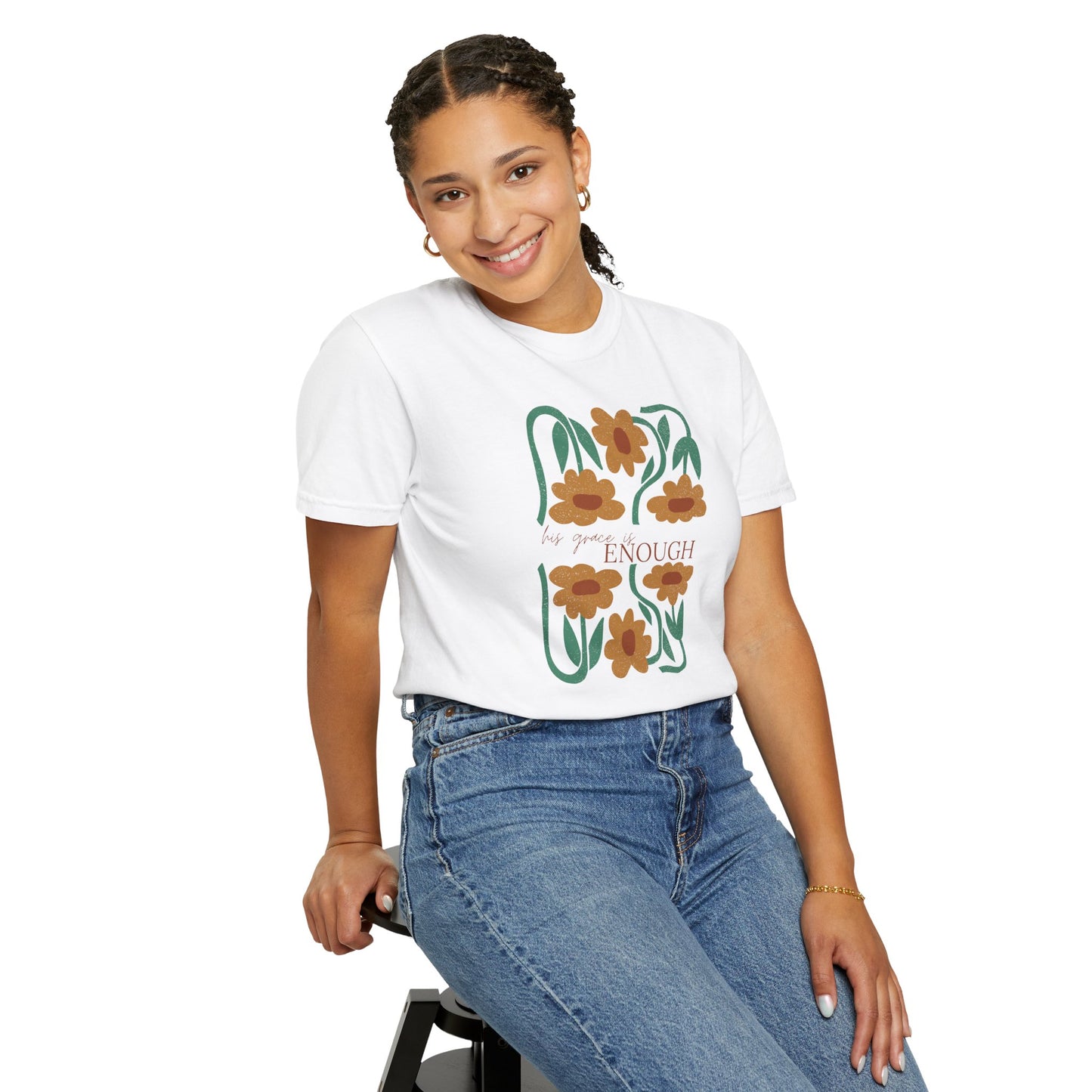 His Grace is Enough - Boho - T-Shirt - Adult