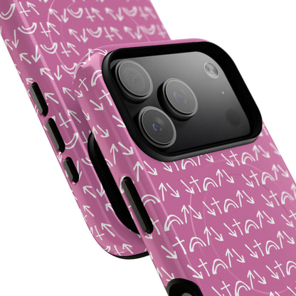 Gospel Symbols iPhone Case - Pink - New iPhone 17 Cases Available!!!