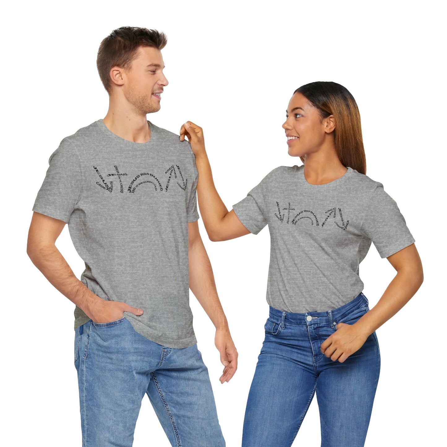 Gospel Symbols T-Shirt - Black Text - Adult