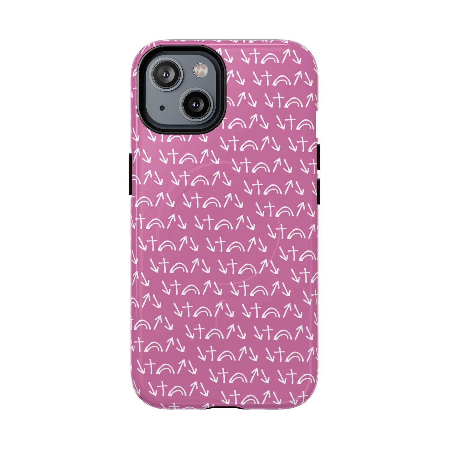 Gospel Symbols iPhone Case - Pink - New iPhone 17 Cases Available!!!