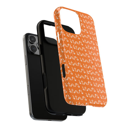 Gospel Symbols iPhone Case - Orange - New iPhone 17 Cases Available!!!