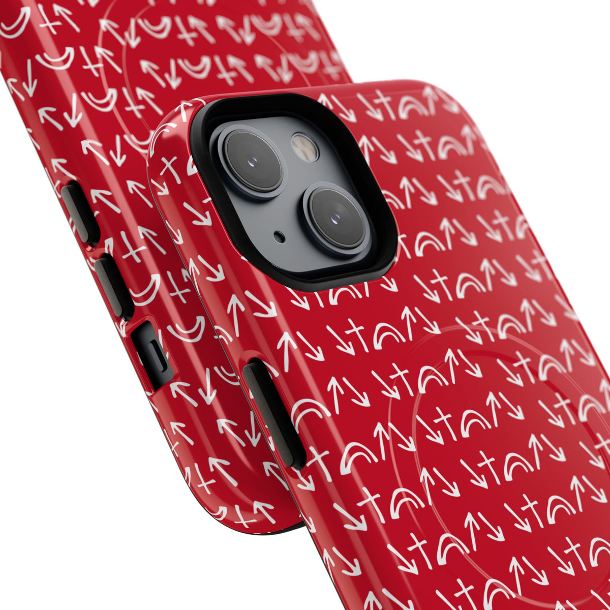 Gospel Symbols iPhone Case - Red - New iPhone 17 Cases Available!!!