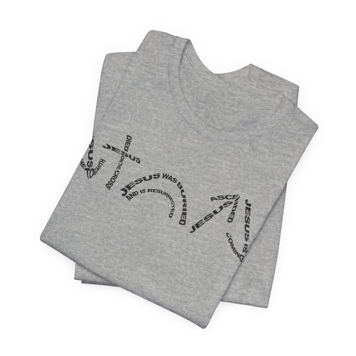 Gospel Symbols T-Shirt - Black Text - Adult