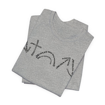 Gospel Symbols T-Shirt - Black Text - Adult