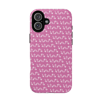 Gospel Symbols iPhone Case - Pink - New iPhone 17 Cases Available!!!