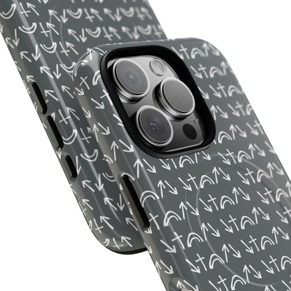 Gospel Symbols iPhone Case - Grey - New iPhone 17 Cases Available!!!