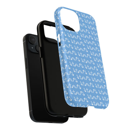 Gospel Symbols iPhone Case - Light Blue - New iPhone 17 Cases Available!!!