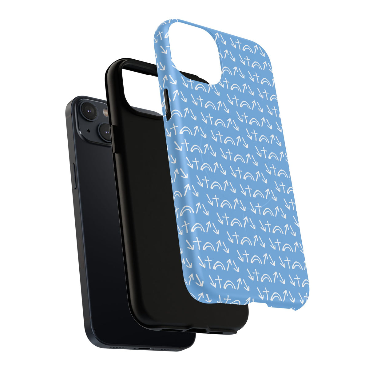 Gospel Symbols iPhone Case - Light Blue - New iPhone 17 Cases Available!!!