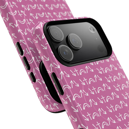 Gospel Symbols iPhone Case - Pink - New iPhone 17 Cases Available!!!