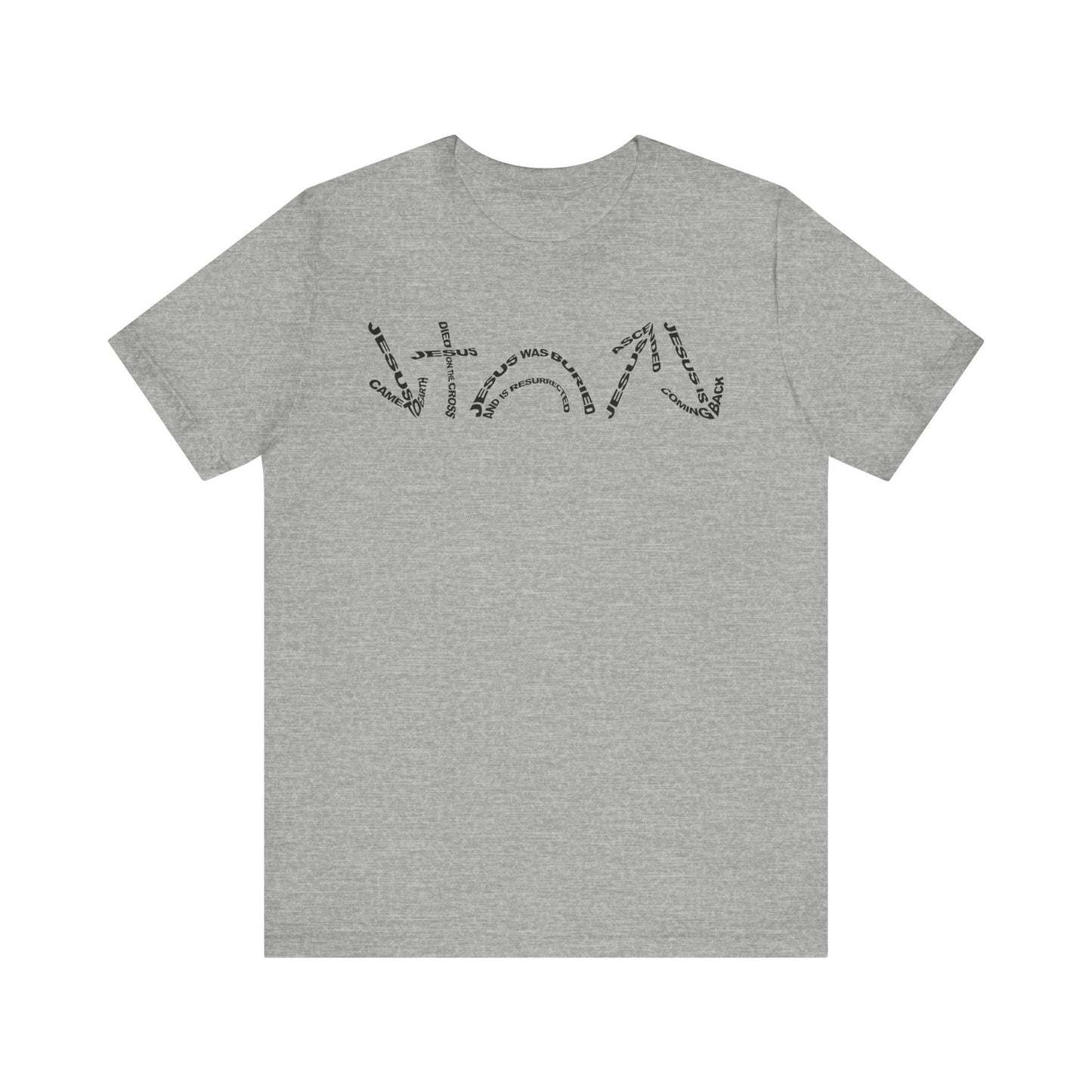 Gospel Symbols T-Shirt - Black Text - Adult