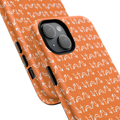Gospel Symbols iPhone Case - Orange - New iPhone 17 Cases Available!!!