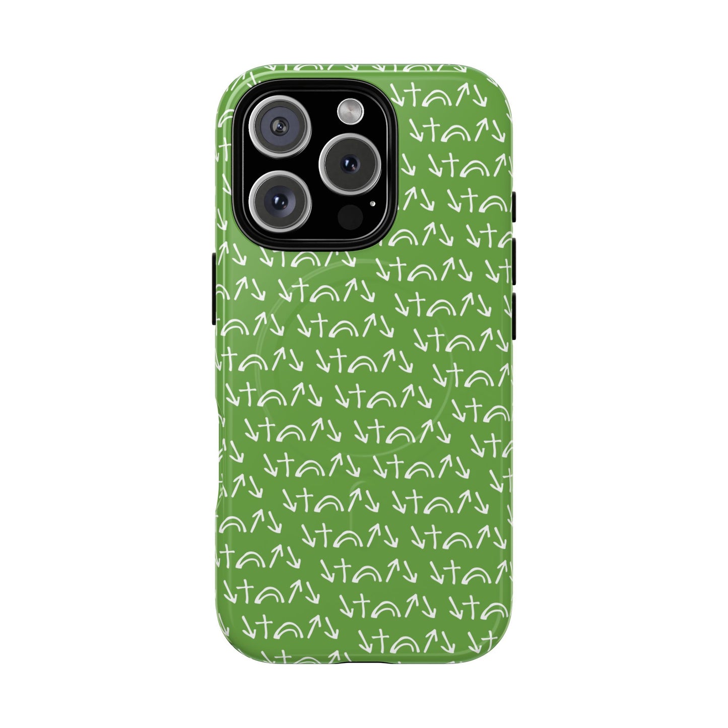 Gospel Symbols iPhone Case - Green - New iPhone 17 Cases Available!!!