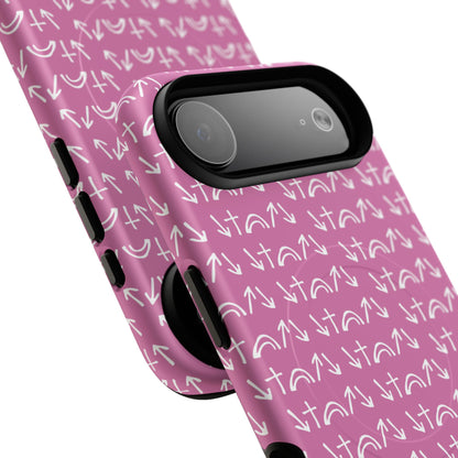 Gospel Symbols iPhone Case - Pink - New iPhone 17 Cases Available!!!