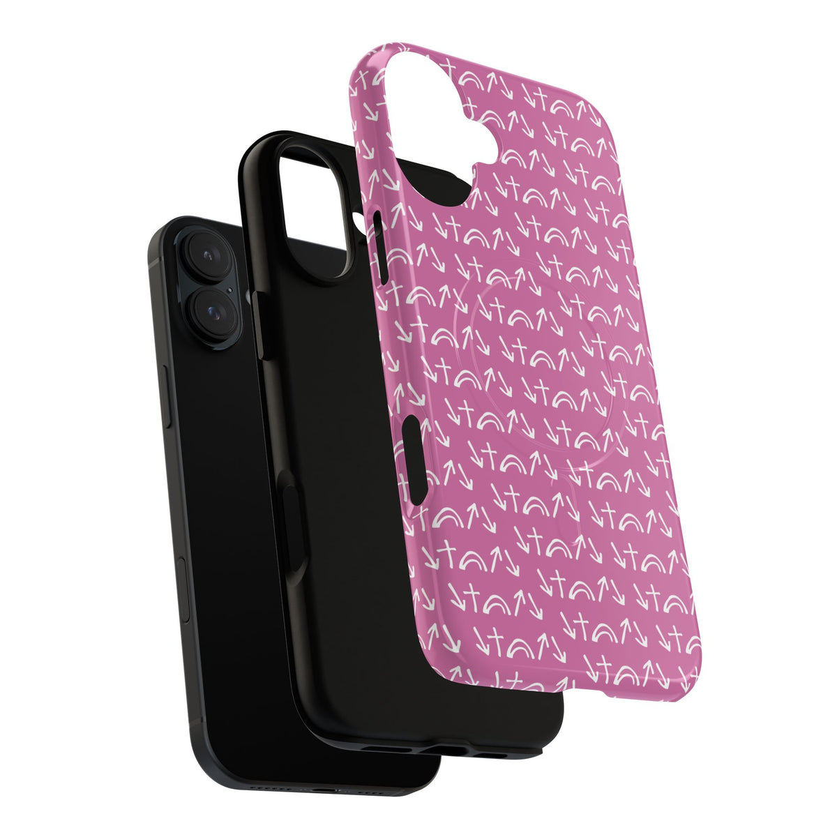 Gospel Symbols iPhone Case - Pink - New iPhone 17 Cases Available!!!
