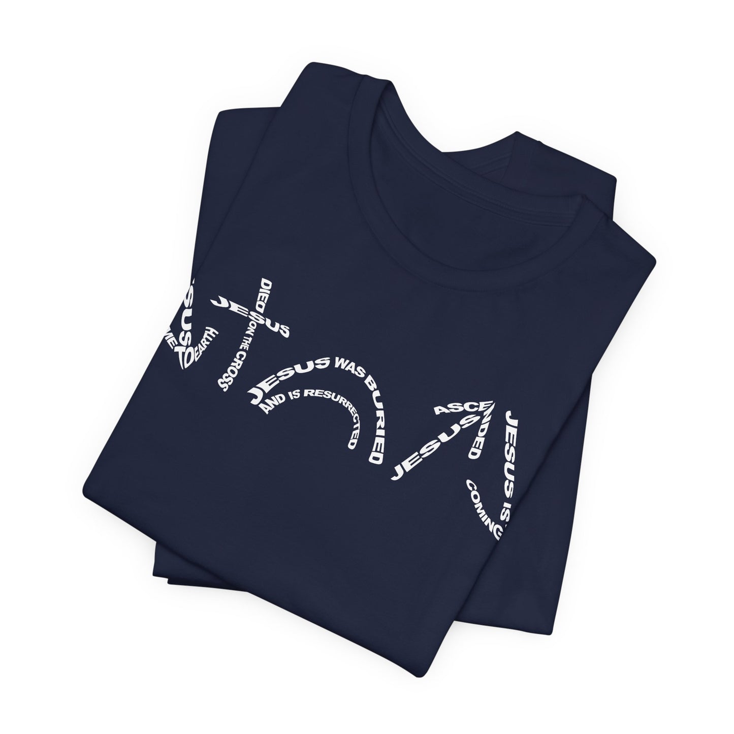 Gospel Symbols T-Shirt - White Text - Adult