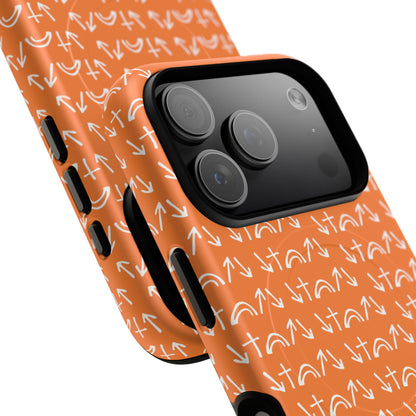 Gospel Symbols iPhone Case - Orange - New iPhone 17 Cases Available!!!