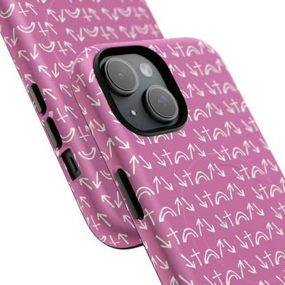 Gospel Symbols iPhone Case - Pink - New iPhone 17 Cases Available!!!