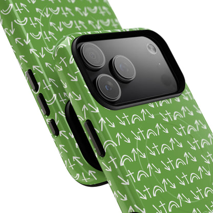 Gospel Symbols iPhone Case - Green - New iPhone 17 Cases Available!!!